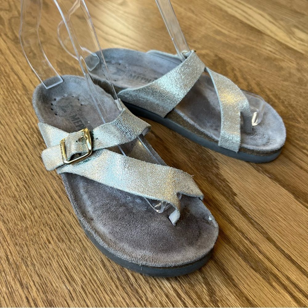 Mephisto Helen Gold Sandals Sz 35 - Picture 2 of 11
